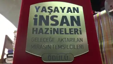 Kutnu Ustası "Yaşayan Hazineler" Ödülünü Aldı