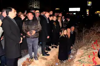 Yılmaz, Deprem Şehitlerini Anma Törenindeydi
