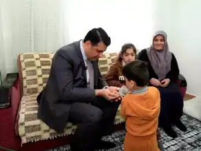 Yılmaz, Engelli Aileleri Ziyaret Etti