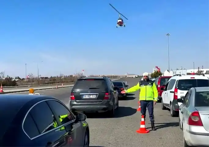 Gaziantep'te Dronla Trafik Denetimi: 8 Sürücüye Ceza
