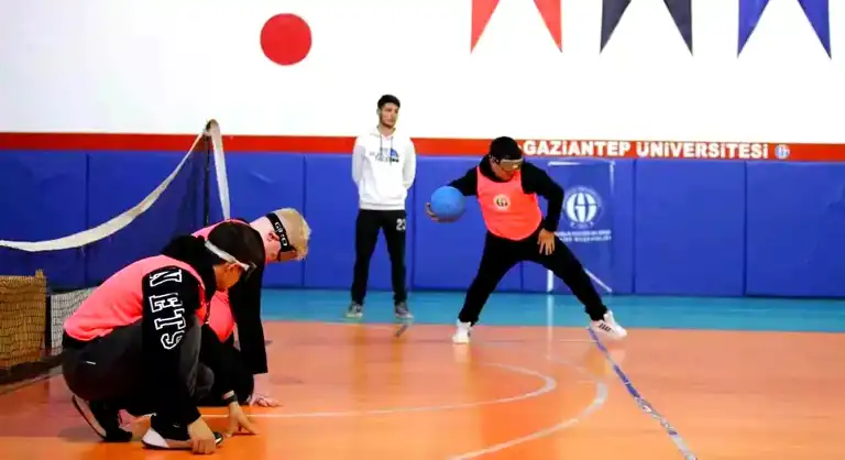 Gaziantep'te Engelliler Haftası Goalball Maçı