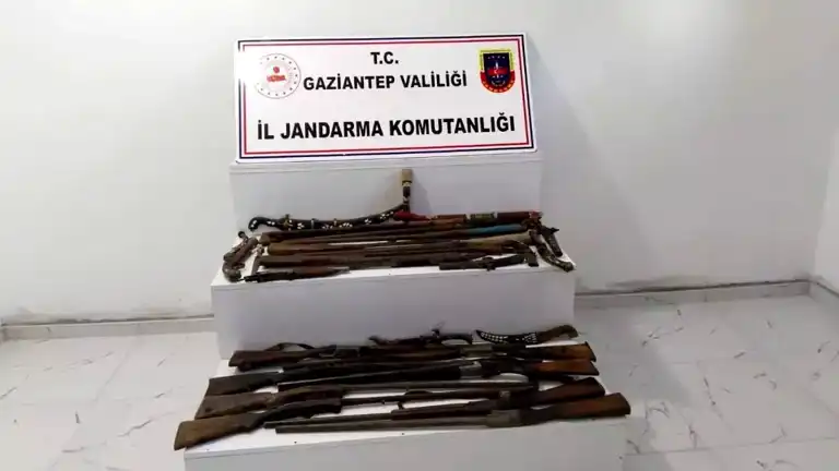 Gaziantep'te Büyük Silah Operasyonu: 48 Kaçak Silah Ele Geçirildi