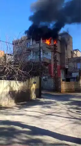 Gaziantep Nizip'te Soba Yangını: 1 Yaralı