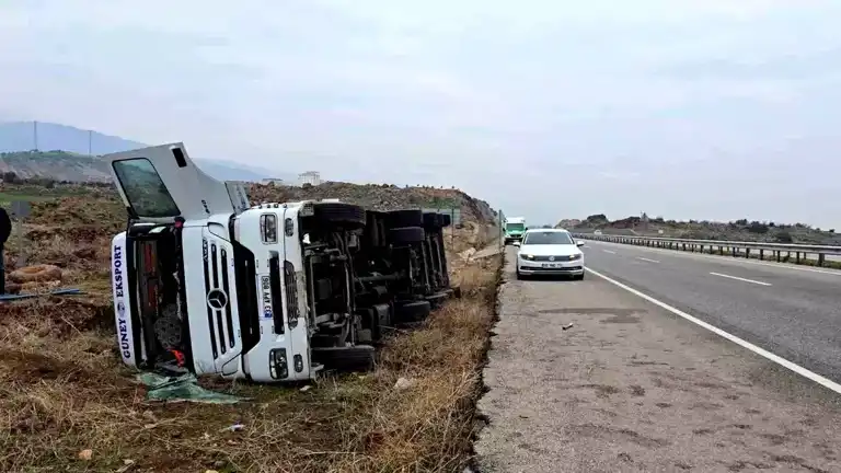 Gaziantep İslahiye'de Tanker Devrildi!