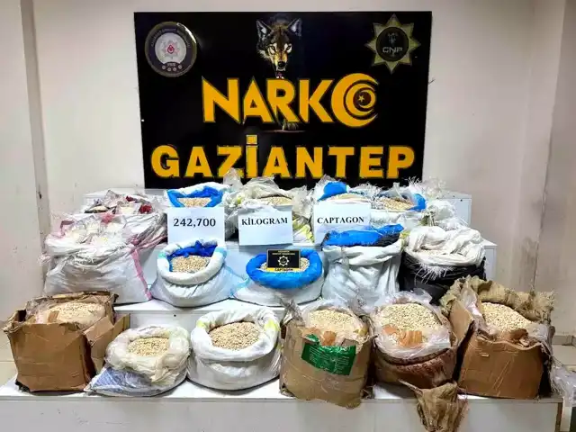 Gaziantep'te Devasa Captagon Operasyonu: 1,4 Milyon Hap Ele Geçirildi